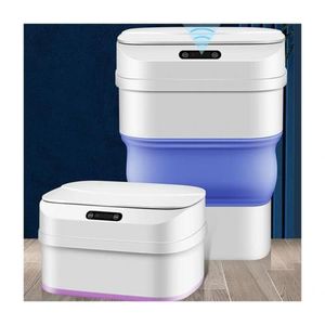 Poubelle Pliante à Capteur