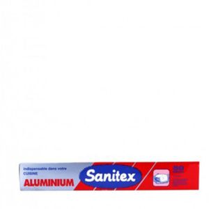 Sanitex Papier Aluminium - 50 Metres - Gris