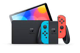 Nintendo Console Nintendo Switch (Modèle OLED) Avec Station D'Accueil/Manettes Joy-Con Blanches
