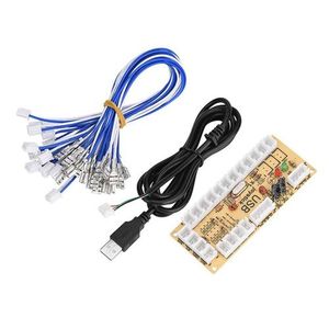 Diy Arcade Joystick Rocker Chip + Micro Motion Rocker 4Pcs Terminal Line-yellow