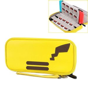 Gamehine Dropproof PU Storage Protection Bag With Detachable Lanyard For Nintendo Switch, Small Size: 25 X 4 X 12.5cm