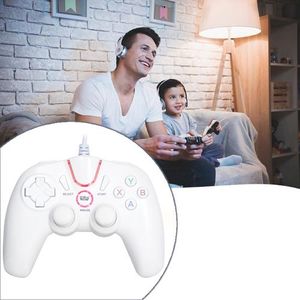 Wired Game Controller Gamepad Handle For PS3 / Compute(White)