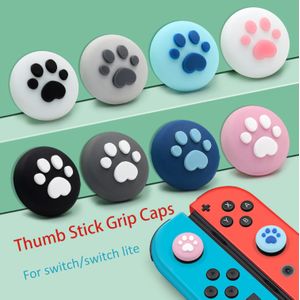 Couvercle De Bouton En Caoutchouc Souple Pour Nintendo Switch / Switch Lite - Bleu