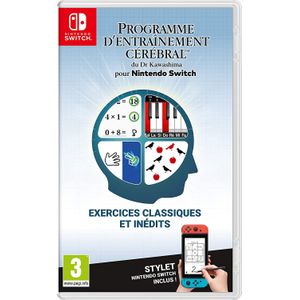 Nintendo Switch Programme D'Entraînement Cérébral Du Dr Kawashima