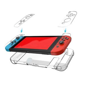 Coque De Protection Arrière Transparente Pour Nintendo Switch, étui Universel Ultra Fin Pour Console NS NX