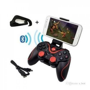 Manette De Jeu Pour Smartphone &amp; PC  - Bluetooth - Compatible Android/iOs/Win - Noir