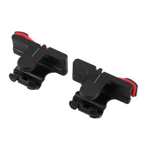 2Pcs Portable C9 Quick Shooting Game Triggers Physical Button Assist Tool-black &amp; Red