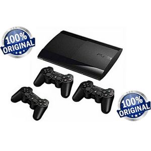 Sony PlayStation PLAYSTATION 3 ULTRASLIM - 500Go + 3 MANETTES BLUETOOTH + 2 CÂBLES USB + 25 Jeux Intégrés D'actualité DONT. PES S 2021, FIFA 20, BLUR, GOD OF WAR, NARUTO, CALL OF DUTY, BATTLEFIELD, GHOST,GTA 5,TWO ARMY, GHOST RECON