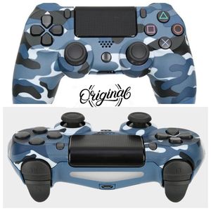 Sony Computer Entertainment Sony. MANETTE PS4 D'ORIGINE. VIBRATION.. TREILLIS BLEU