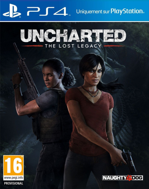 Naughty Dog Uncharted : The Lost Legacy Pour Ps4 - Bleu
