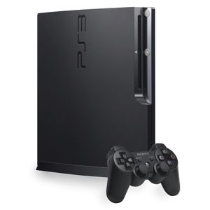 Sony Computer Entertainment CONSOLE DE JEU PLAYSTATION 3 SLIM. + 3 MANETTES BLUETOOTH + 2 CÂBLES DE RECHARGEMENT DE MANETTES. 20 JEUX INTÉGRÉSDONT PES S 2021, FIFA 21, BLUR, GOD OF WAR, NARUTO, CALL OF DUTY, LAST OF US, GHOST, BATTLEFIEL,GTA 5, DESHONORED, DARK SECTOR