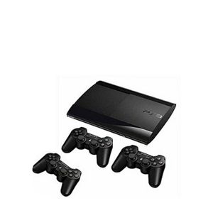 Sony PlayStation Sony PlayStation3 Ultra Slim, 3 Manettes + 2 Câbles De Rechargement De Manettes 30 Jeux Intégrés, 500 Giga - Noir(Reconditionné)