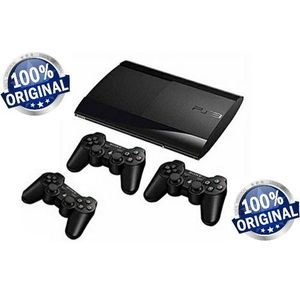 Sony PlayStation PLAYSTATION 3 ULTRASLIM - 500Go + 3 MANETTES BLUETOOTH + 2 CÂBLES USB + 25 Jeux Intégrés D'actualité DONT. PES S 2021, FIFA 20, BLUR, GOD OF WAR, NARUTO, CALL OF DUTY, BATTLEFIELD, GHOST,GTA 5,TWO ARMY, GHOST RECON