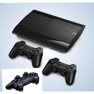 Sony Computer Entertainment PLAYSTATION 3 ULTRASLIM - 250 Go + 3 MANETTES BLUETOOTH + 2 CÂBLES DE RECHARGEMENT DE MANETTES + 20 Jeux Intégrés D'actualité DONT. PES S 2021, FIFA 21, BLUR, GOD OF WAR, NARUTO, CALL OF DUTY, LAST OF US, GHOST, BATTLEFIEL,GTA 5, DESHONORED, JUSTE CAUSE