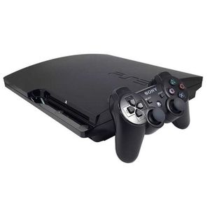 Sony Computer Entertainment CONSOLE DE JEU PLAYSTATION 3 SLIM. 250 Go + 3 MANETTES BLUETOOTH + 2 CÂBLES DE RECHARGEMENT DE MANETTES + 20 Jeux Intégrés D'actualité DONT. PES S 2021, FIFA 21, BLUR, GOD OF WAR, NARUTO, CALL OF DUTY, LAST OF US, GHOST, BATTLEFIEL,GTA 5, DESHONORED Etc..