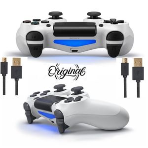 Sony Computer Entertainment Sony. MANETTE PS4 D'ORIGINE+2 CÂBLES VIBRATION. COULEUR BLANCHE