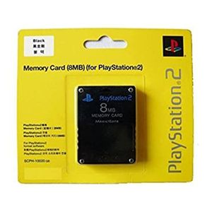 3S CARTE MÉMOIRE 8 Mo,SAUVEGARDE DES DONNÉES DE  JEUX POUR PS2 - Noir