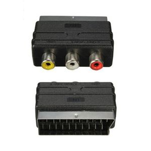 PÉRITEL ADAPTATEUR AV - POUR IMAGES TÉLÉVISION Noir