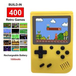 Retro GAME BOY + 400 Jeux Retro Intégrés + 32Gb Cle USB - Jaune