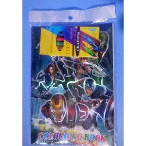 Livre Service LIVRE DE Coloriages DESSIN ET STIKERS+ Crayons De Couleurs