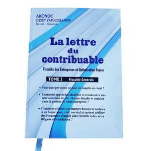 La Lettre Du Contribuable De Akonde Yapi - Blanc