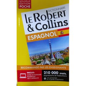 Ldf LE ROBERT &amp; COLLINS POCHE ESPAGNOL- FRANÇAIS