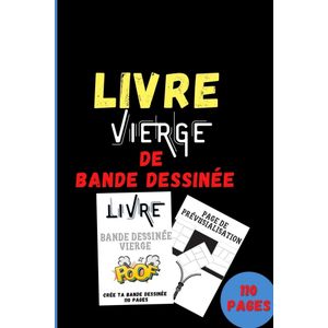 Edition universelle Livre Vierge De Bande Dessinée