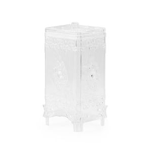 Desktop Cotton Pad Storage Box Plastic Transparent Box Creative
