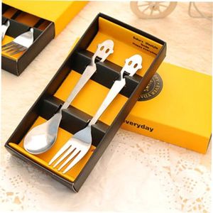 Happy Smile Spoon Fork 2-piece Set Household Products Daily Life Supplies