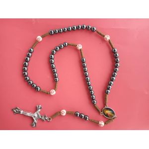 Chapelet En Perle Lourd - Gris