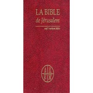 Books Bible De Jérusalem