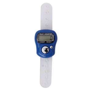 Chapelet Electronique Musulman - Compteur De Doigt - Bleu/blanc