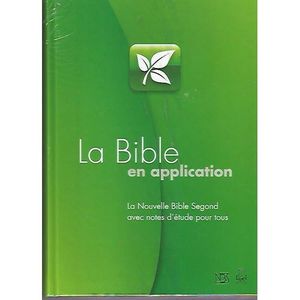 LA BIBLE EN APPLICATION VERT NBS