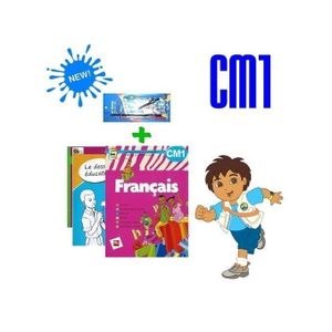 Kit Scolaire - CM1 + Ensemble Géométrique Offert - Multicolore-CV27