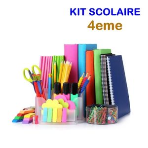 Kit Scolaire 4ème - Multicolore-CV46