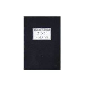 Registre 4 Mains (21x30 )
