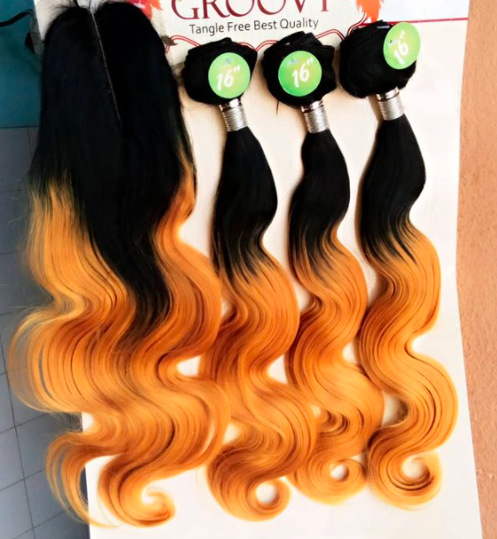 TISSAGE 3 BOULES 2TONS +CLOSURE JAUNE