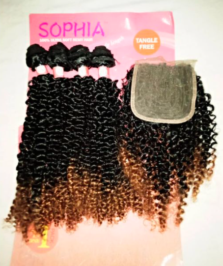 TISSAGE NATUREL 4BOULES + CLOSURE