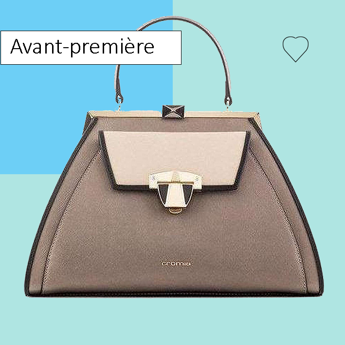 Sac rose cuivré chivré