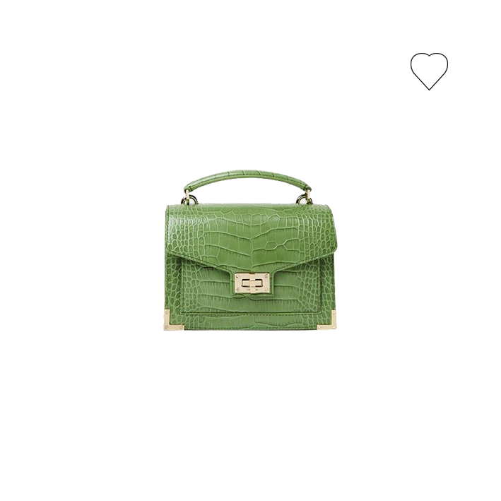 petit sac vert de soirée