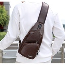 Sac Banane Homme Et Femme 3 En 1, Sacoche Multifonction- Dark Brown