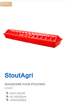 Mangeoire pour poussin