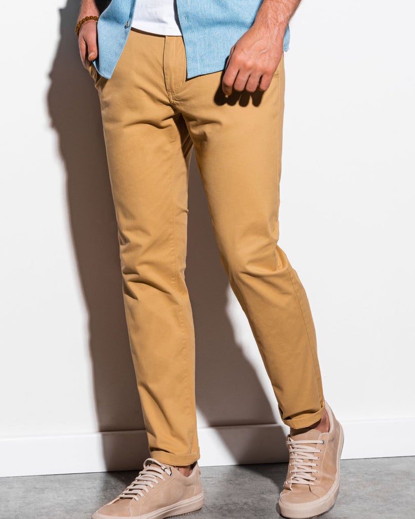 Pantalon chino marron