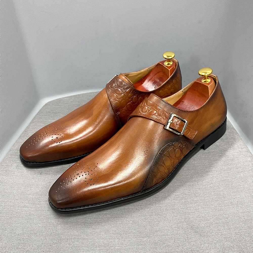 Chaussure en cuir de vache