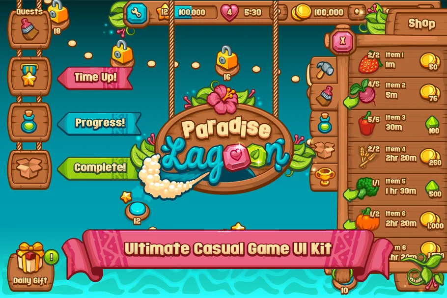 Ultimate Casual Game UI Kit