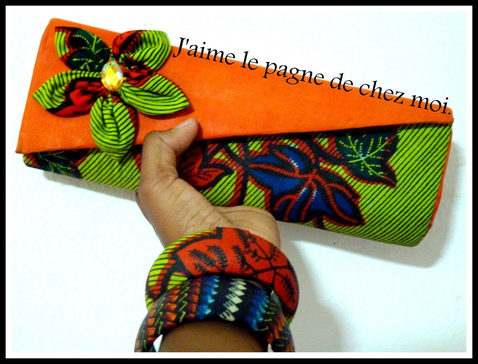 pochette en pagne