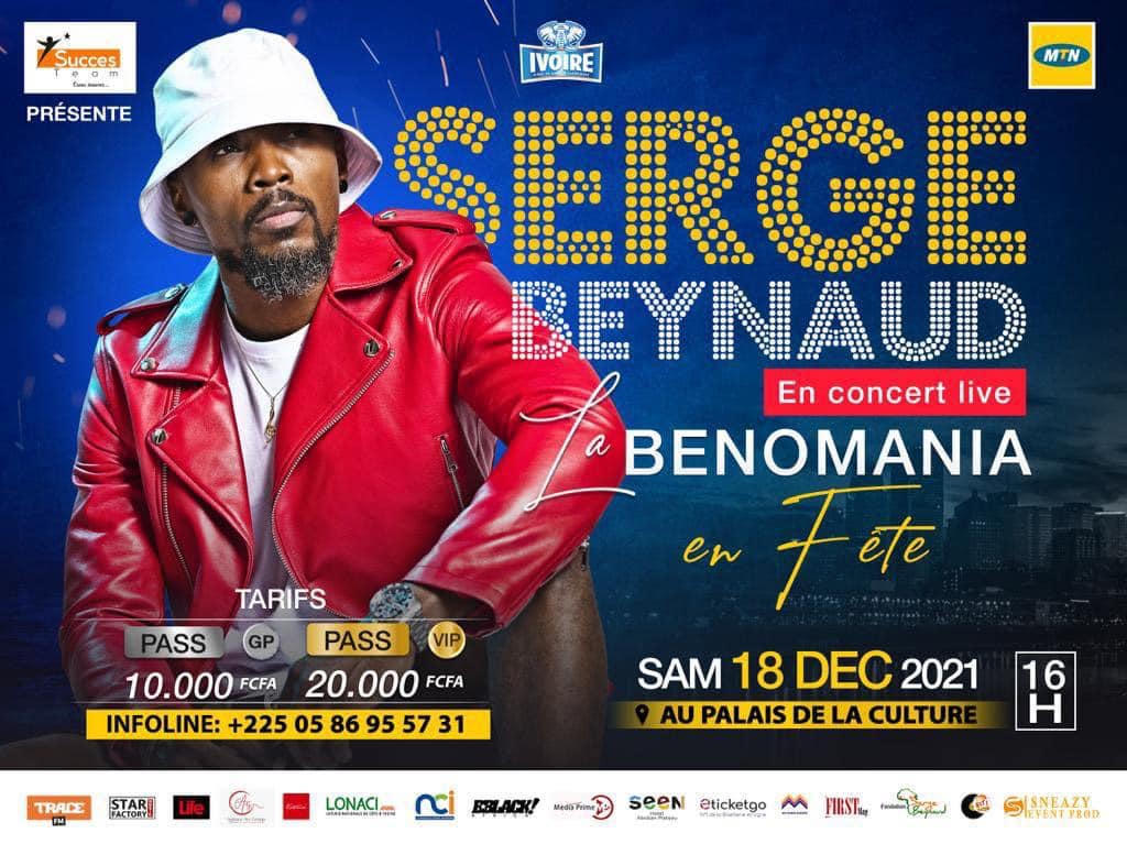 Ticket concert Serge Beynaud