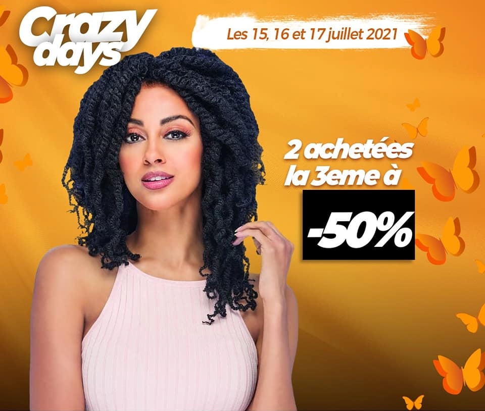 Perruque Coupe Africaine Noire