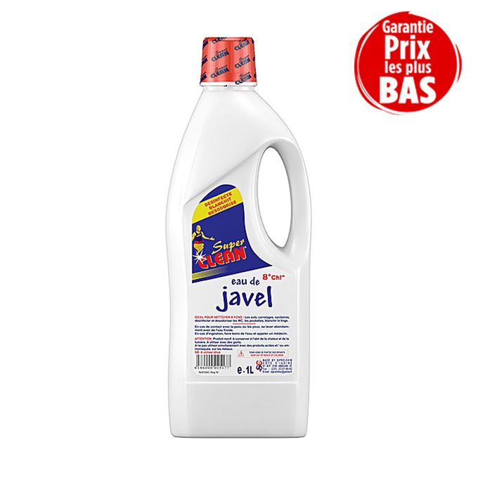 Super Clean Eau De Javel 8° - 1L