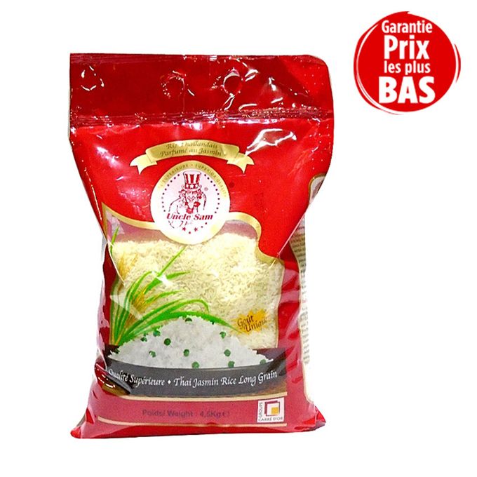 UNCLE SAM Sac de riz parfumé long grain Uncle Sam - 4,5kg